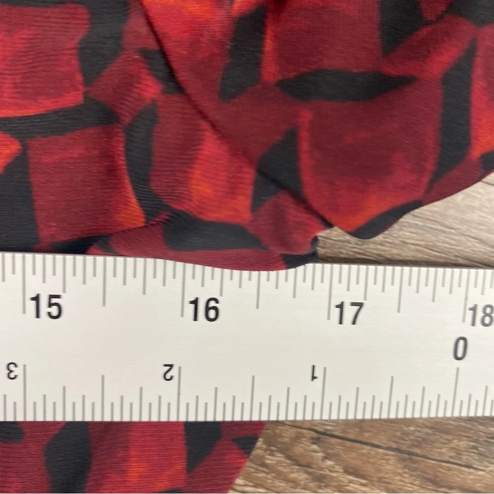 Patterned Red Dress - Picture 8 of 11